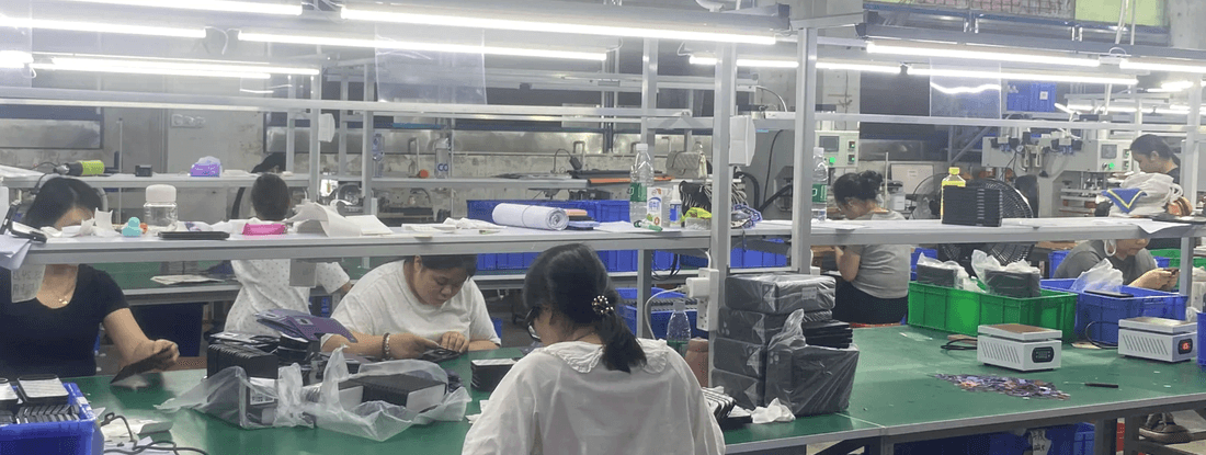 Phone case dropshipping supplier comparison with production and inspection workflow