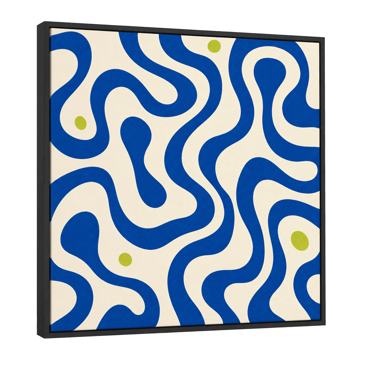 Printed canvas wall art product.
