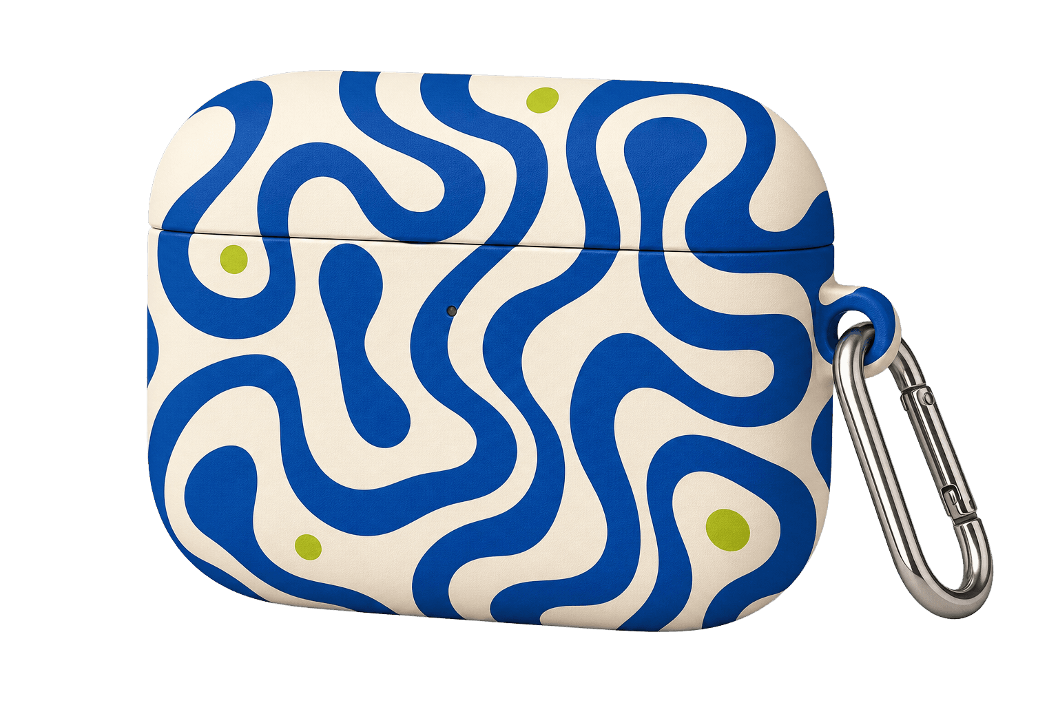 Printed earbud case product.