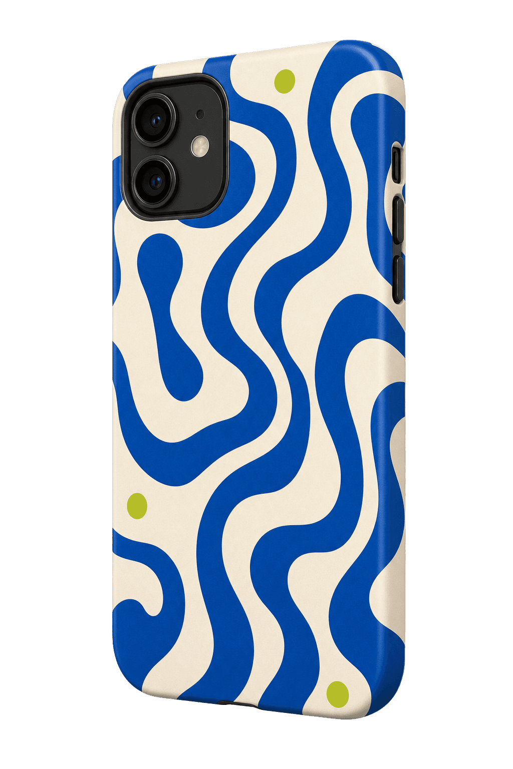 Printed phone case with custom artwork.