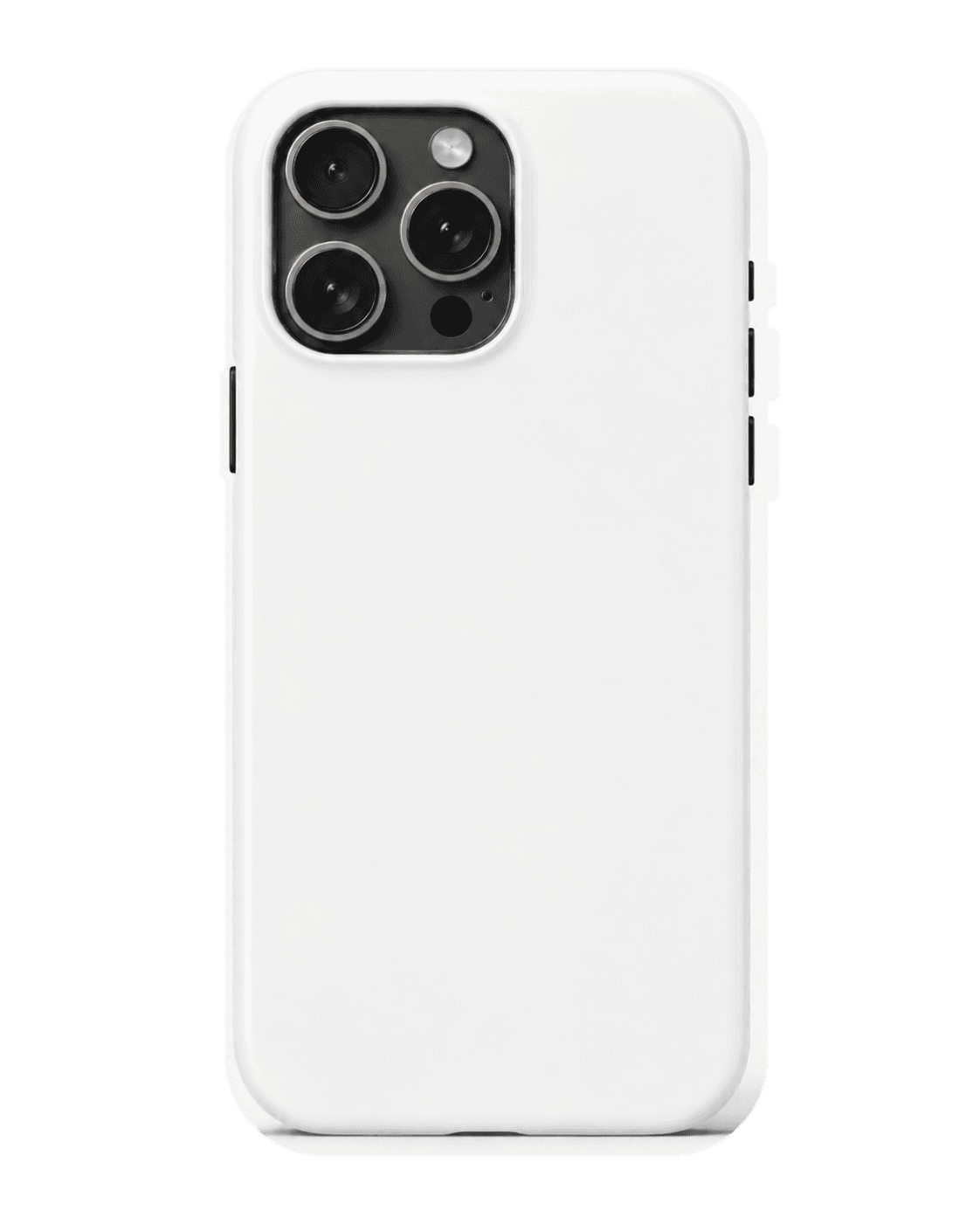 Blank phone case before artwork is applied