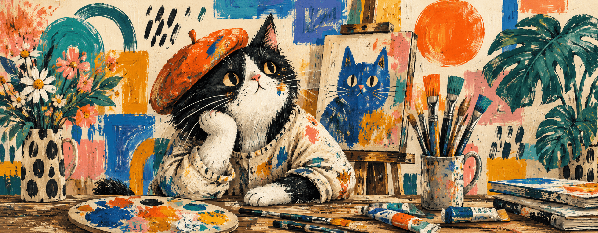 Painted illustration portfolio example 1