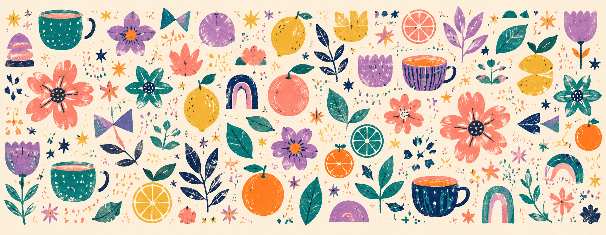 Pattern & collection art portfolio example 1