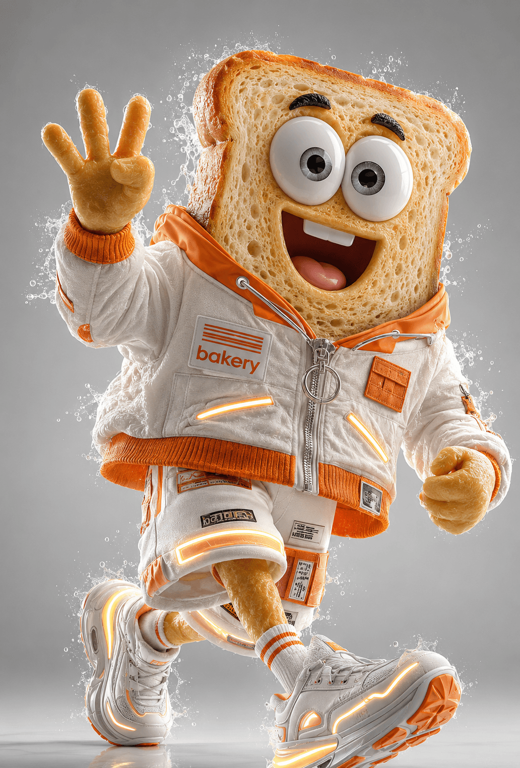 Bread astronaut character artwork